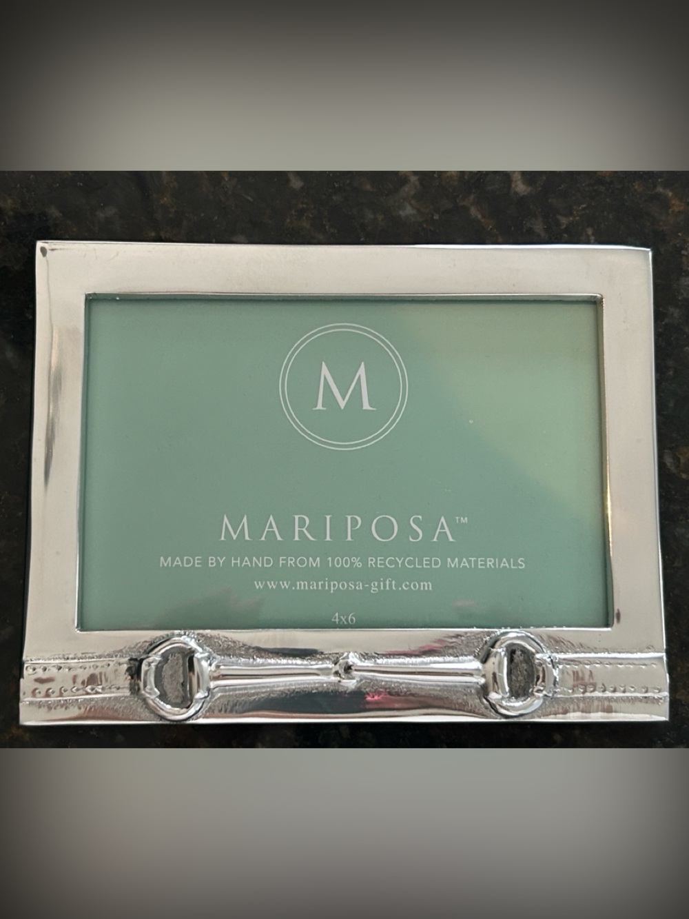 Mariposa Horse Bit Silver Picture Frame Never Used $86 Equestrian
